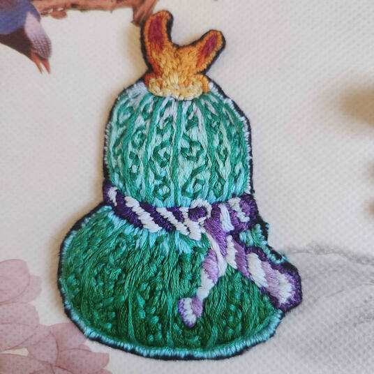 Oni Heart Bonus Embroidered Patch 1 of 1 (Zine Promo Item)